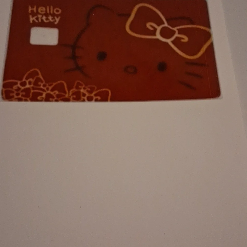 Hello Kitty Red Card Cover with Bow Design
